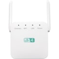 Miniatyrbild 3 av 5: Vit europeisk EU-förordning Network Repeater 300M Wireless Signal Booster Network Booster,
