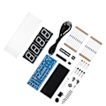 Miniatyrbild 6 av 8: 4-siffrig DIY Digital LED-klocka Kit - Automatisk Tid/Temperaturvisning - Blå Elektronisk DIY-klocka Blue