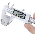 Miniatyrbillede 1 af 5: Elektronisk skydelære i rustfrit stål Høj præcision 0-150 mm elektronisk digital skydelære