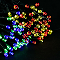 Miniatyrbillede 2 af 5: Farve 20 meter 200 solcellelys med fjernbetjening solcellelys med fjernbetjening solcelle LED highlight, for i