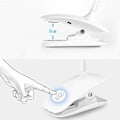Miniatyrbillede 3 af 5: Børneklemmelampe Læselys Dæmpbar LED-lamper Clips Sengelampe Børnebordslampe med fleksibel hals USB genopladelig
