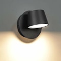 Miniatyrbillede 1 af 5: Simpel sengelampe væglampe stue dekorative lamper (B018 enkelthoved sort varmt lys)，til indendørs og udendørs