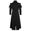 Miniatyrbild 3 av 4: Steampunk Smokingjacka för män Gothic Coat Halloween Kostym XL Black