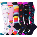 Pikkukuva 1 / 5: Kompressiosukat naisille ja miehille Circulation 6 paria set13 L XL