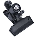 Miniatyrbild 2 av 5: Multifunktions fjäderklämma 1/4" skruvkulhuvud, fjäderklämmamonterad klämmahållare för Photo Studio Flash Metall Svart med