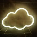 Miniatyrbillede 1 af 5: LED neonlys, kreativ neon soveværelse dekoration baggrundslys (varm hvid pære),