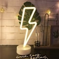 Miniatyrbillede 4 af 5: Sokkellys neonlys, LED-natlampe, boligindretning, flot dekoration til soveværelset, børneværelse