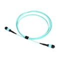 Miniatyrbillede 3 af 5: MPO Patchcord 12 Core OM3 Patchkabel Optisk Kabel Multi Mode OM3 Mpo til 100G 40G Modul 12 Core OM3 Mpo Patchcord B[ht] 3M