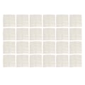 Miniatyrbilde 1 av 8: HT 24 stk firkantede satengservietter 17x17 tommer myke og blanke servietter til bryllup, fester og seremonier i hvit farge. White