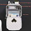 Miniatyrbillede 3 af 5: Punch Free Toilet Paper Box 304 Rustfrit Stål Vægmonteret Toiletpapir Holder Under Skab Køkken Eller Badeværelse Rulleholder Hvid,