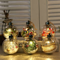 Miniatyrbild 1 av 5: Pack Clear LED Julgranskulor Hängande julgransprydnader Födelsedag Bröllopsfest Sfärisk