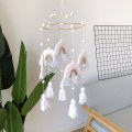Miniatyrbillede 2 af 4: Baby Crib Mobiles regnbuetæppe med håndlavede vævede kvaster style 4