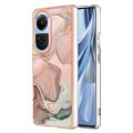 Pikkukuva 1 / 5: Kompatibel med Oppo Reno 10 5g- case Lätt Snygg Glansande Stötsäker skyddande robust TPU- cover Rosegold