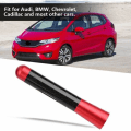 Miniatyrbillede 4 af 5: Bilantenne, 8CM Carbon Fiber Screw Radio Kort antenne til Universal Car Modification (Rød)