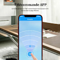 Miniatyrbillede 2 af 5: Trådløs GPS-tracker til kæledyr, nøgler, tasker, tegnebøger, app-styret objektfinder, selfie-udløser, kompatibel med IOS/Android-telefoner,