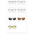 Miniatyrbilde 4 av 5: Utendørs anti-dugg og anti-pollenforseglet anti-blå briller Polarized Night Vision solbriller Anti-skum UV400 (blå ramme med klar anti-dugg)