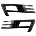 For Golf 7 Mk7 2014 2015 2016 2017 Frontfanger Tåkelysgitter Tåkelys Øyenbryn Deksel Svart