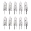 10 X G4 Halogenlampa Belysning 10w Varmvit