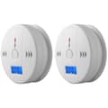 2-pack rökdetektor och kolmonoxiddetektor med LCD-display