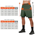 Miniatyrbild 6 av 6: Shorts för sport 2 i 1 - Mytra Fusion - Olivgrön - Lätt - Andas - Snabbtorkande Olivgrön jag