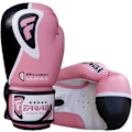 Miniatyrbild 4 av 5: Boxningshandskar - Farabi - Rosa - 10 OZ - Syntetläder - Kvinna Rosa 10 OZ