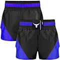 Miniatyrbild 3 av 6: Kort Muay Thai - Mytra - Fusion Noir/Bleu - Satin Tyg-P - COOL-NT Foder - C-Wide Bälte Svart blå jag