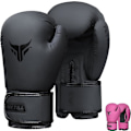 Miniatyrbild 1 av 6: Boxningshandskar - Mytra Fusion - PRO T-10 - Syntetiskt läder - Svart - 10 OZ Svart 10 OZ