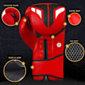 Miniatyrbild 3 av 4: Boxningshandskar - Mytra Fusion - 16 oz - Syntetiskt läder - Röd - Kickboxning och Sparring Röd 16 OZ