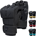 Miniatyrbild 1 av 6: MMA-handskar - Mytra Fusion - BS-22 - Grappling - Svart - Syntetläder SVART M