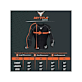 Miniatyrbild 4 av 4: T-shirt kompression Mytra Fusion unisex – Rashguard Dry-Tech andningsbar och anti-UV – Svart/Grå Svart grå jag