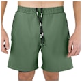 Miniatyrbild 5 av 6: Shorts för sport 2 i 1 - Mytra Fusion - Olivgrön - Lätt - Andas - Snabbtorkande Olivgrön M