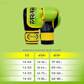 Miniatyrbild 4 av 5: Boxhandskar - Farabi Sports - Gel Pro - 12 OZ - Syntetiskt läder - Grön Grön 12 OZ
