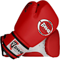 Miniatyrbild 6 av 6: Boxningshandske - Farabi Sports - Barn - Röd - 8 OZ - Syntetläder Röd 8 OZ