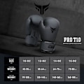 Miniatyrbild 5 av 6: Boxningshandskar - Mytra Fusion - PRO T-10 - Syntetiskt läder - 8 OZ - Svart Svart 8 OZ