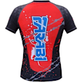 Miniatyrbild 3 av 4: Farabi Sportströja med kompression - Röd - MMA Kick Boxning Gym Fitness, kompressions t-shirt Röd M