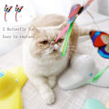 Miniatyrbild 3 av 5: Jaune Jouet Interactif D'Intérieur pour Chat avec Papillon Rota