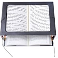 Miniatyrbilde 1 av 5: Glass Large Full-Page Rectangular 3X Magnifier LED Lighted I