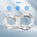 Miniatyrbilde 2 av 5: 10 stk Dørstopp, Transparent PVC, Silikon Dørhåndtak og Bumper Anti-Dørknapp Beskyttelse (10er 8-Form)
