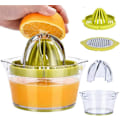 Miniatyrbillede 1 af 5: Manuel citruspresser, multifunktionel citruspresser til citroner, appelsiner og limefrugter, manuel frugtpresser