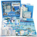 Miniatyrbilde 1 av 5: 155 deler Scrapbooking tilbehørsett, estetisk Bullet Journal Scrapbook-sett med A6 Grid Noteboo