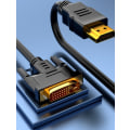 Miniatyrbillede 3 af 4: （3m）1 stk. hdmi til dvi24+1 linje computer skærm forbindelseskabel desktop vært TV projektor DVI til