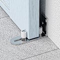 Miniatyrbild 2 av 5: Justerbar golvguide för skjutdörr i rostfritt stål 123x40x65mm (1 st)
