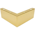Miniatyrbillede 4 af 4: 15x6cm Metal Sofa Ben  L-Formet Møbelben Guld Sofa Ben Bord Skab Skuffe Sofa Ben Møbelfødder Udskiftning