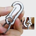 Miniatyrbilde 2 av 5: MINGZE Nøkkelring i metall, Nøkkelring i stål, Port