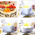 Miniatyrbilde 5 av 5: Kake dreieskive og 3 fondant kake glatting verktøy dreieskive Ca