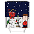 Pikkukuva 1 / 4: Eläinkuvioinen suihkuverho 150*180cm, Snoopy Koira Kylpy Suihku C