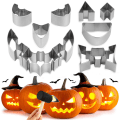 Miniatyrbillede 2 af 5: 13 Halloween græskarudskæringskit, DIY lanternedekorationer