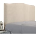 Miniatyrbilde 1 av 5: Beige 2M Stretch Sengegavl Beskytter Trekk Solid Støvtrekk