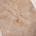 Miniatyrbillede 4 af 5: Diamanthalskæder til kvinder, Fint 14k Guld Choker Halskæde Simpel Forgyldt Smykker Halskæder til Kvinder Trendy Gave