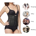Miniatyrbillede 5 af 5: Kvinders Tail Corset Figurformer Trænings Underbust Corset Snøre